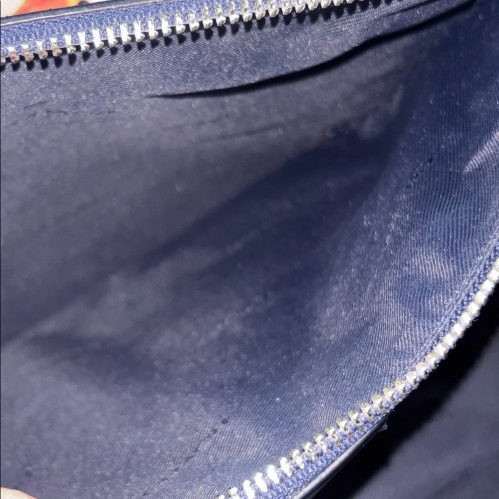 Coach Crosby Carryall with Floral Rivets in navy leather Coach NAVY BLUE LEATHER